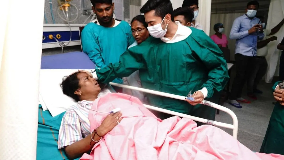 TMC MP Mitali Bag attacked during campaigning BJP accused of murder attempt