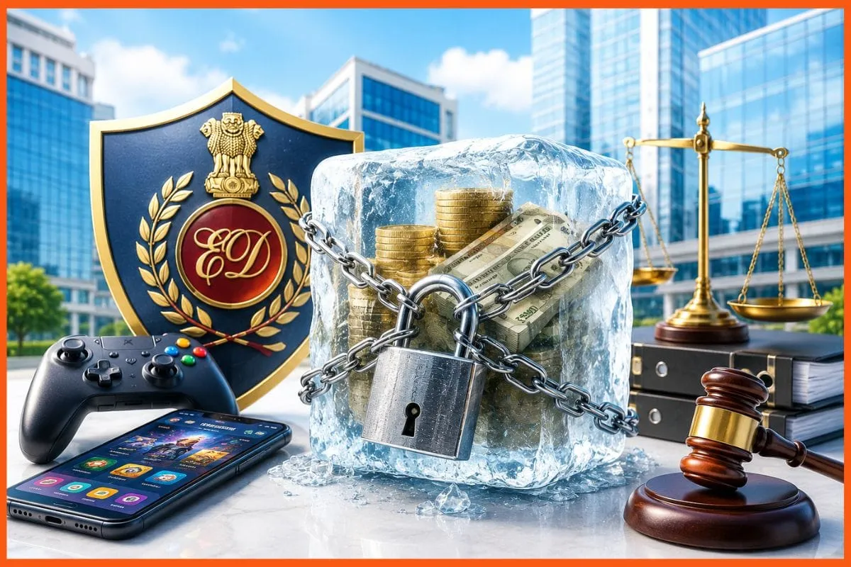 ED freezes Gameskraft assets worth INR 526 crore in PMLA probe into alleged bot led rummy fraud