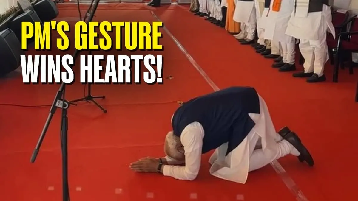 Modi bows in gratitude as West Bengal swears in first BJP CM since independence