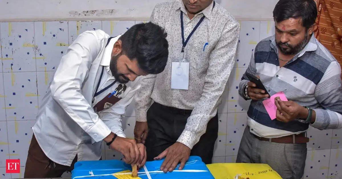 Gujarat local body polls wrap peacefully as cities see under 50% turnout results set for April 28