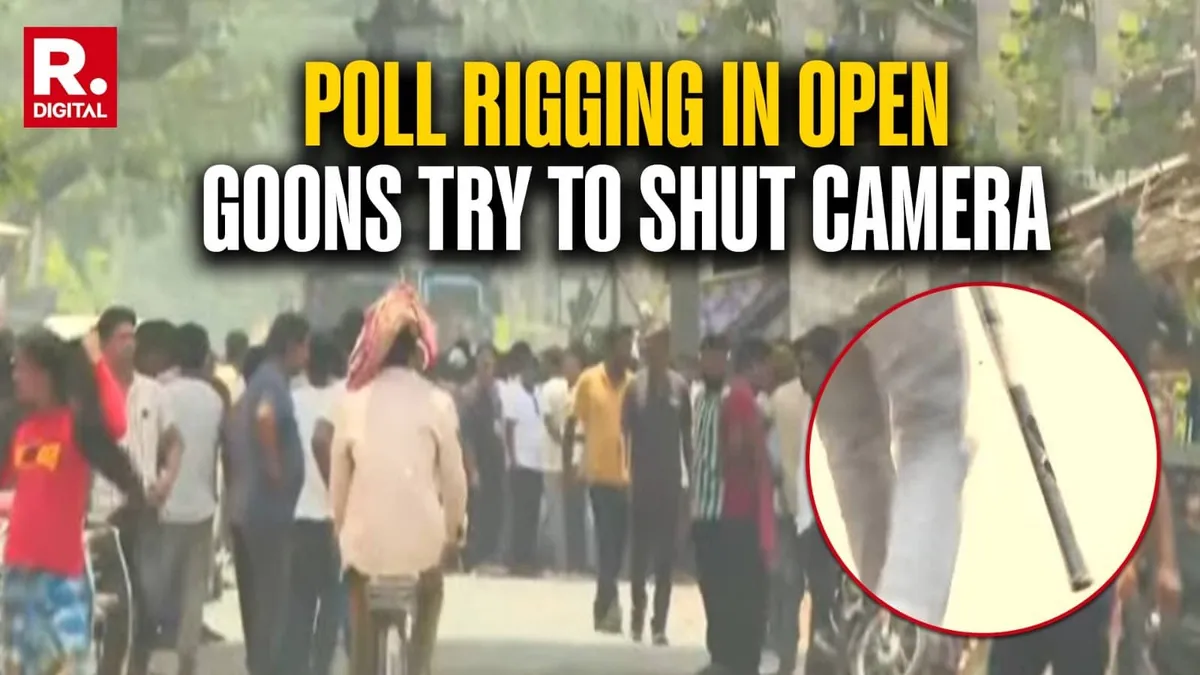 Republic TV Crew Attacked in Murshidabad Covering Alleged Live Poll Rigging