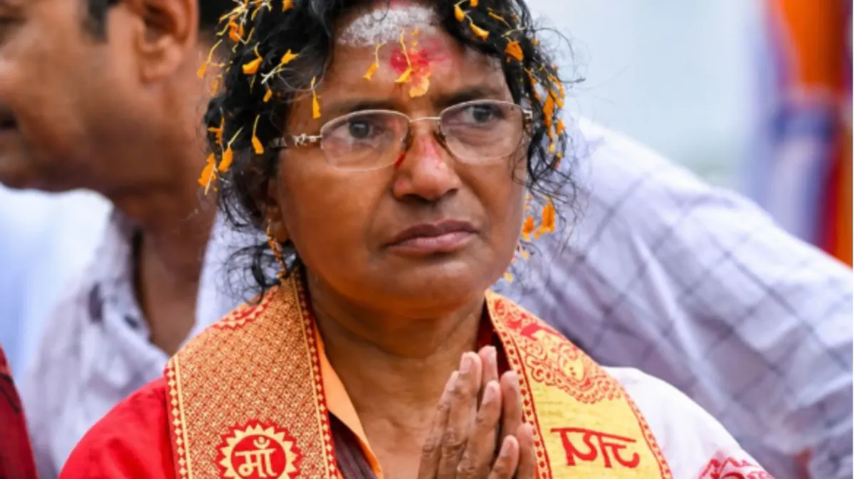 RG Kar victim mother and BJP MLA Ratna Debnath demand Mamata Banerjee arrest after police suspensions