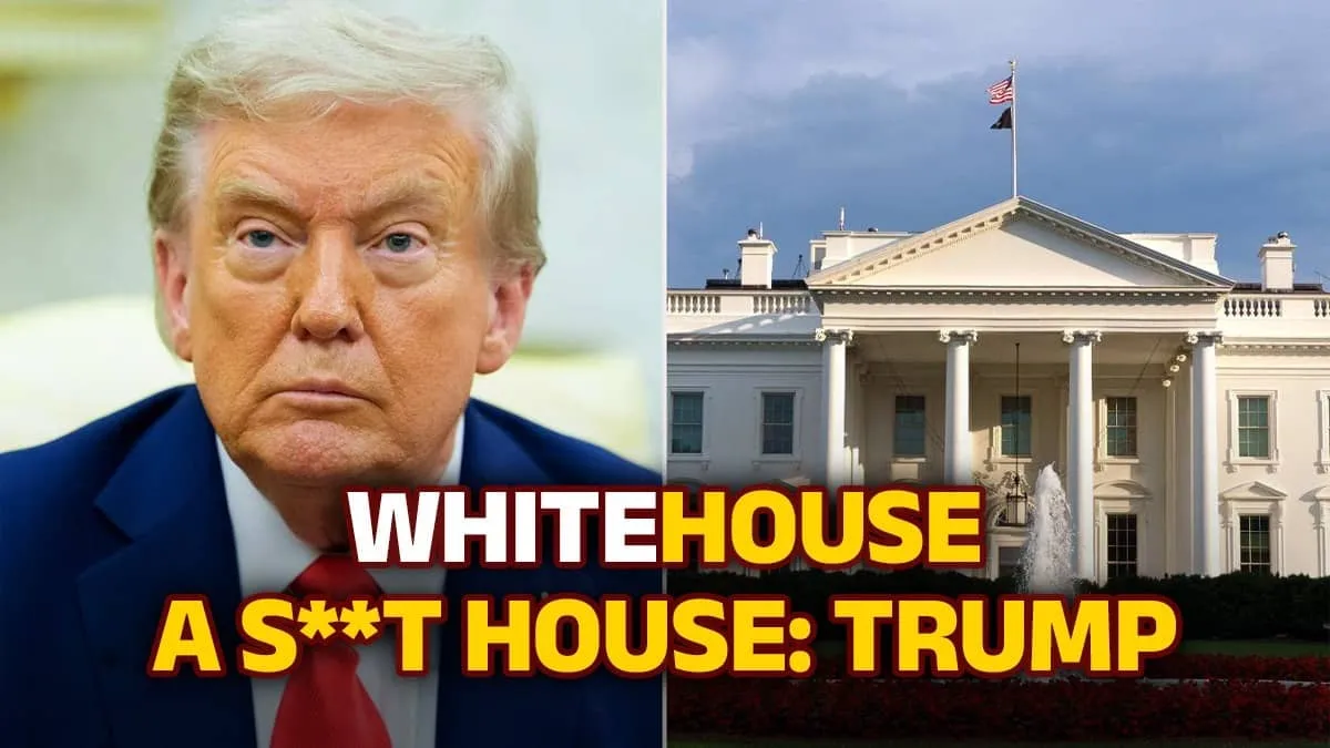 Trump says White House was a “sht house” then touts a nearly $400 million ballroom