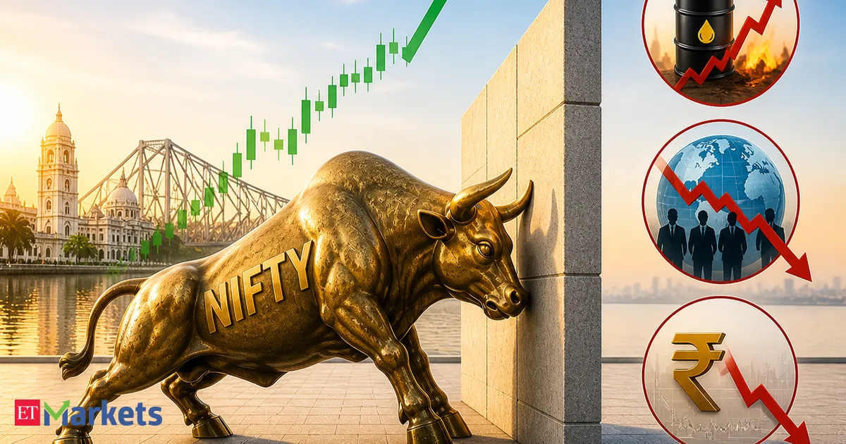 BJP West Bengal win fails to lift markets as crude rupee and foreign selling hit Nifty bulls