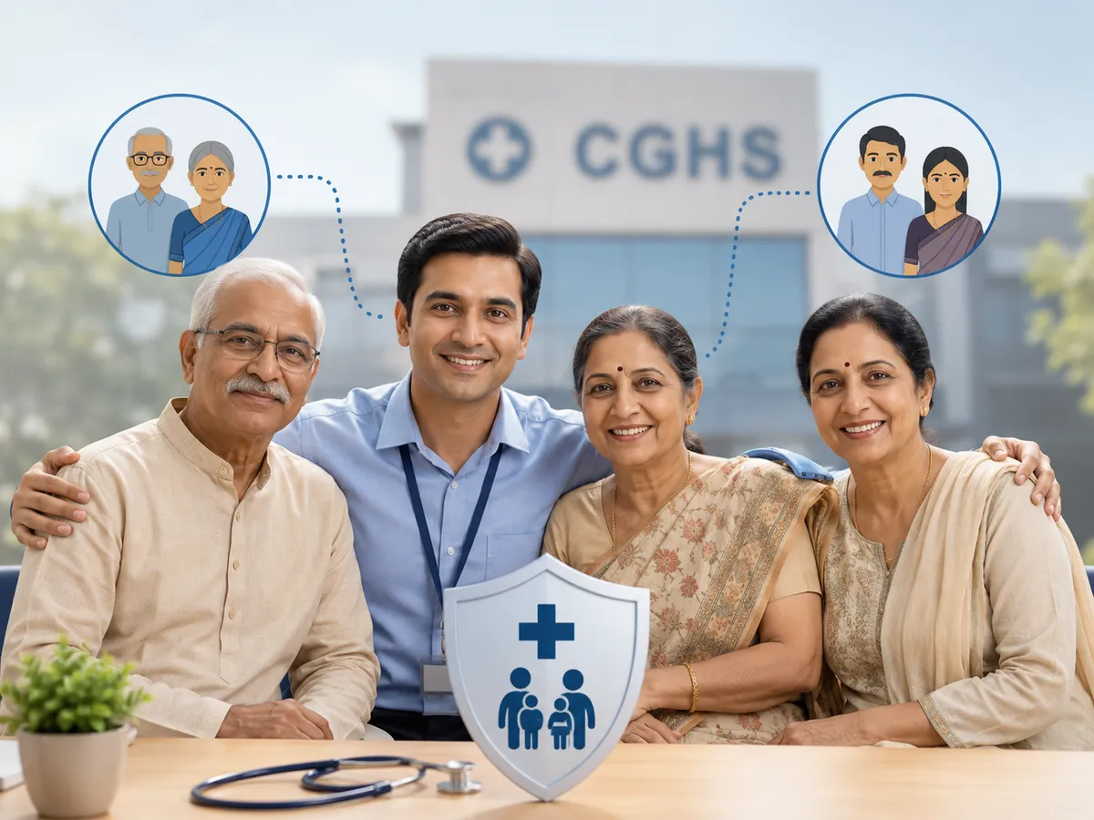 CGHS rules clarified: parents or parents in law can be dependents for medical benefits