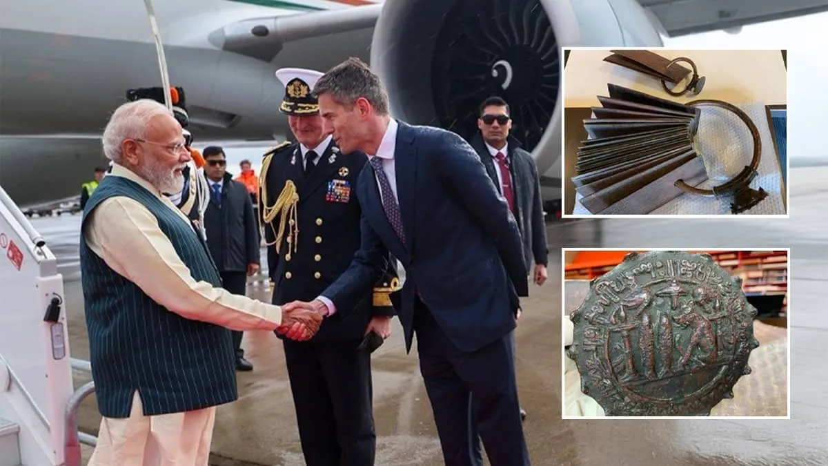 Netherlands Returns 11th Century Chola Copper Plates to PM Modi After Over 300 Years Abroad