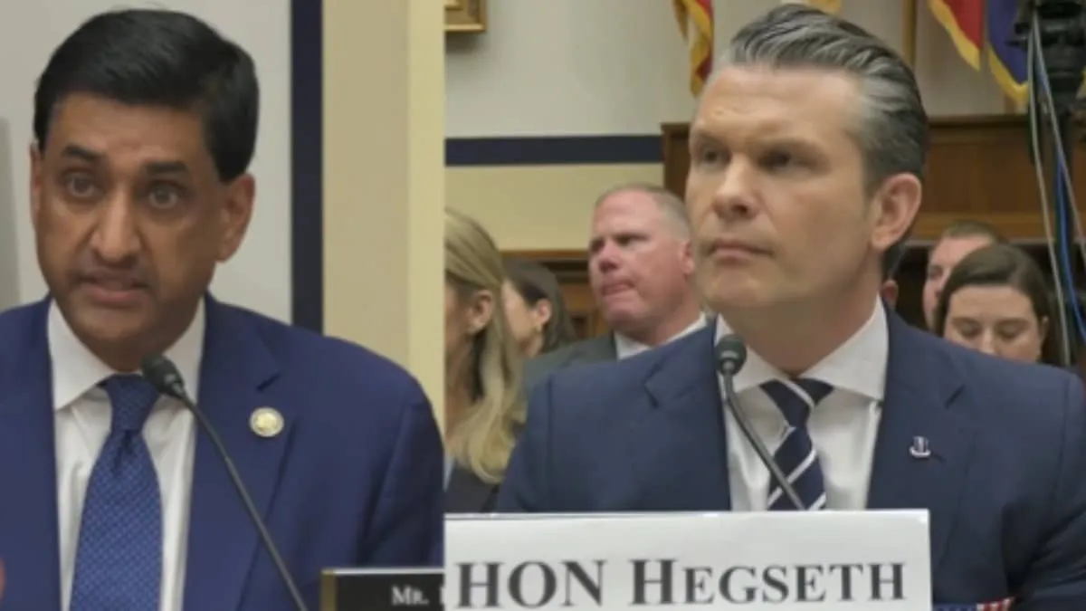Hegseth and Ro Khanna clash over massive US Iran war costs in fiery hearing