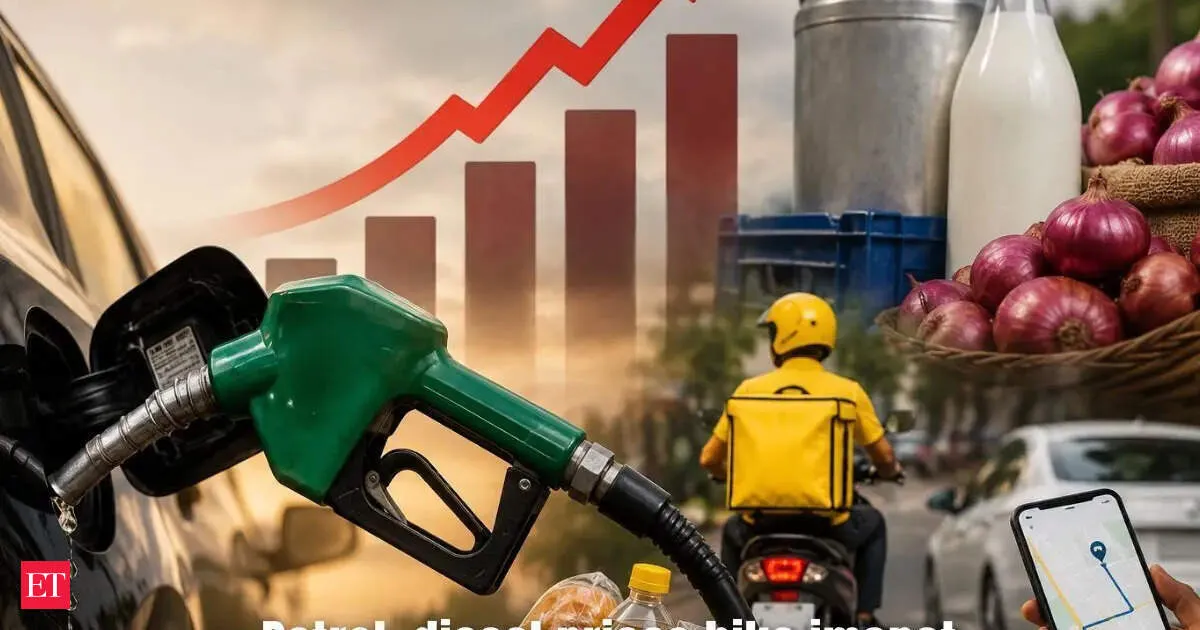Petrol diesel jump by Rs 3 may quietly raise food delivery cab and flight costs nationwide