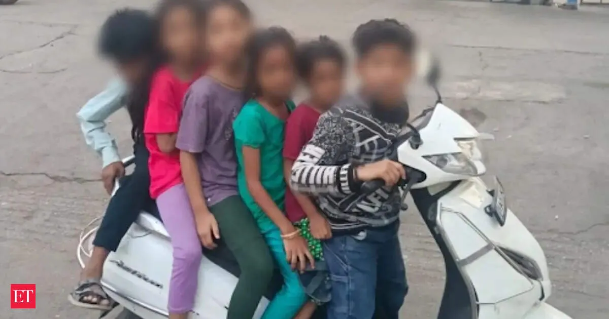 Bengaluru outraged as minors drive two wheelers with shocking crowds and ages under ten