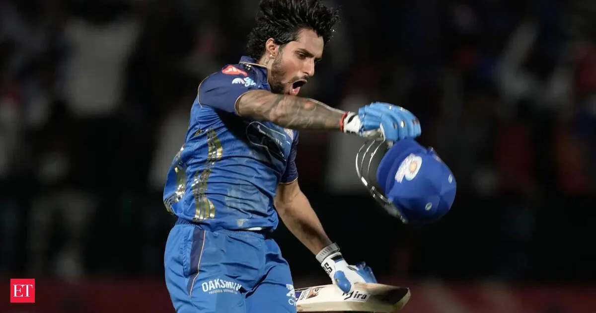 Tilak Varma fires unbeaten 75 as Mumbai Indians chase 201 vs Punjab Kings with one ball left