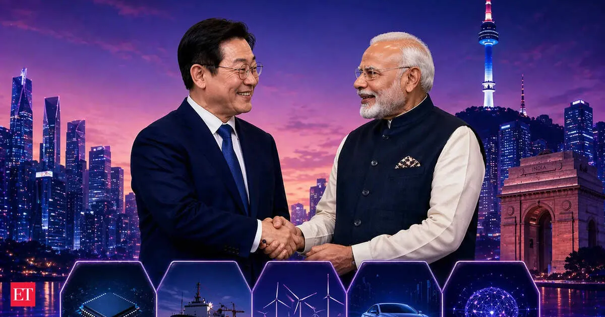 Korea targets big FDI push in India as semiconductors shipbuilding energy top talks