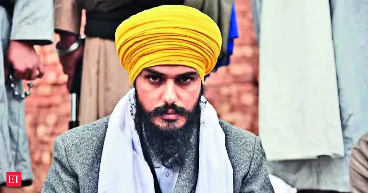 Amritpal Singh shifts from NSA detention to police custody amid multiple case charges