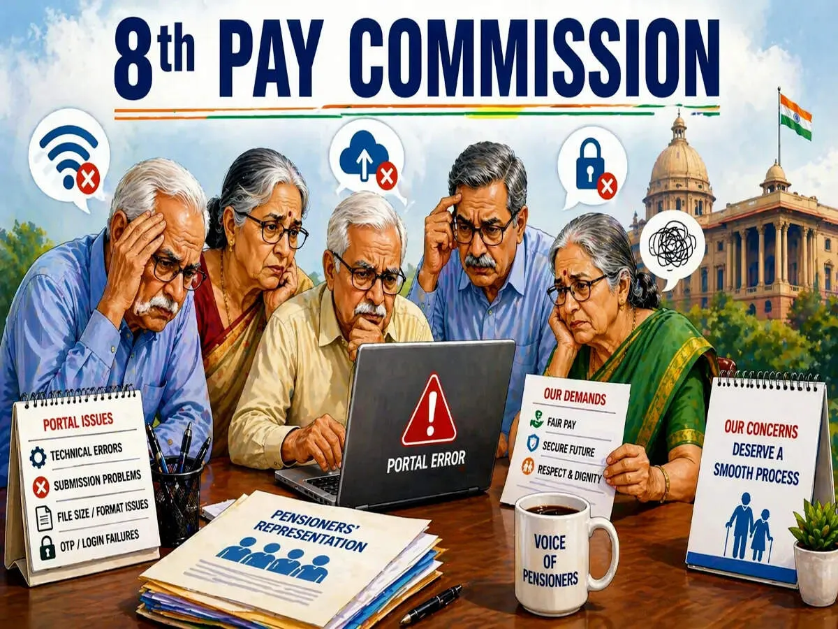 Pensioners warn 8th CPC portal glitches could block submissions, ask for deadline extension