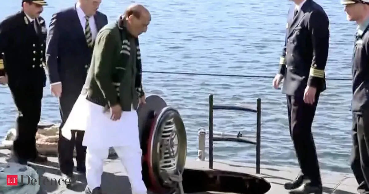 Rajnath Singh Tours German TKMS Shipyard Inspects Type 212 Submarine Talks Defence Pacts