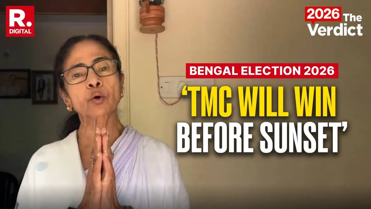Mamata Urges Stay Put As BJP Surge Looms Over Bengal Seats