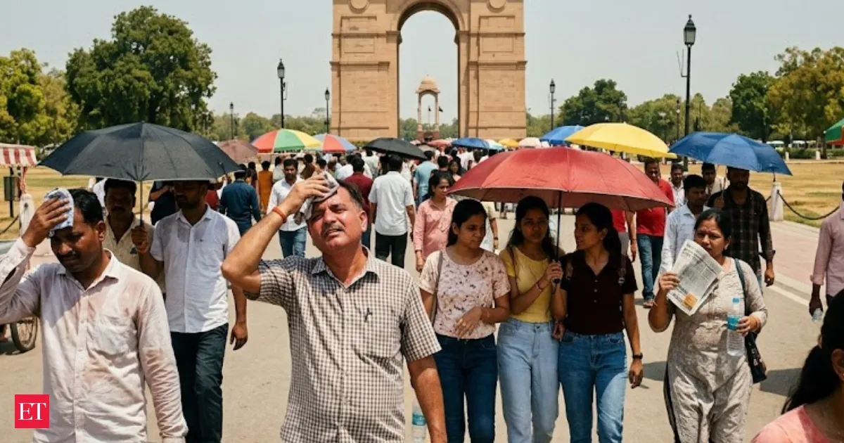 Delhi swelters toward 44C as orange heat alert sparks forecast unease