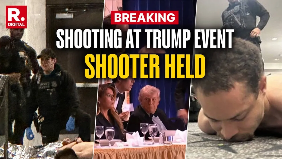 White House Correspondents Dinner Shooting Suspect Charged Soon Trump Calls It Lone Wolf