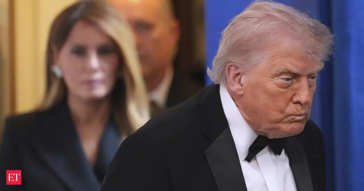 Trump stumbles during White House lockdown after gunman fires near Correspondents Dinner