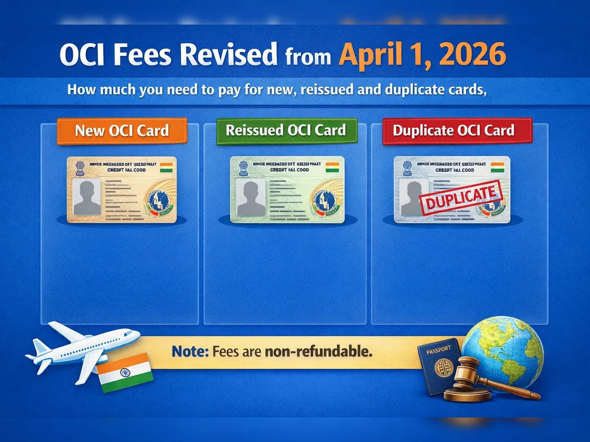 OCI fees jump from April 1 2026 check new reissue and duplicate card charges