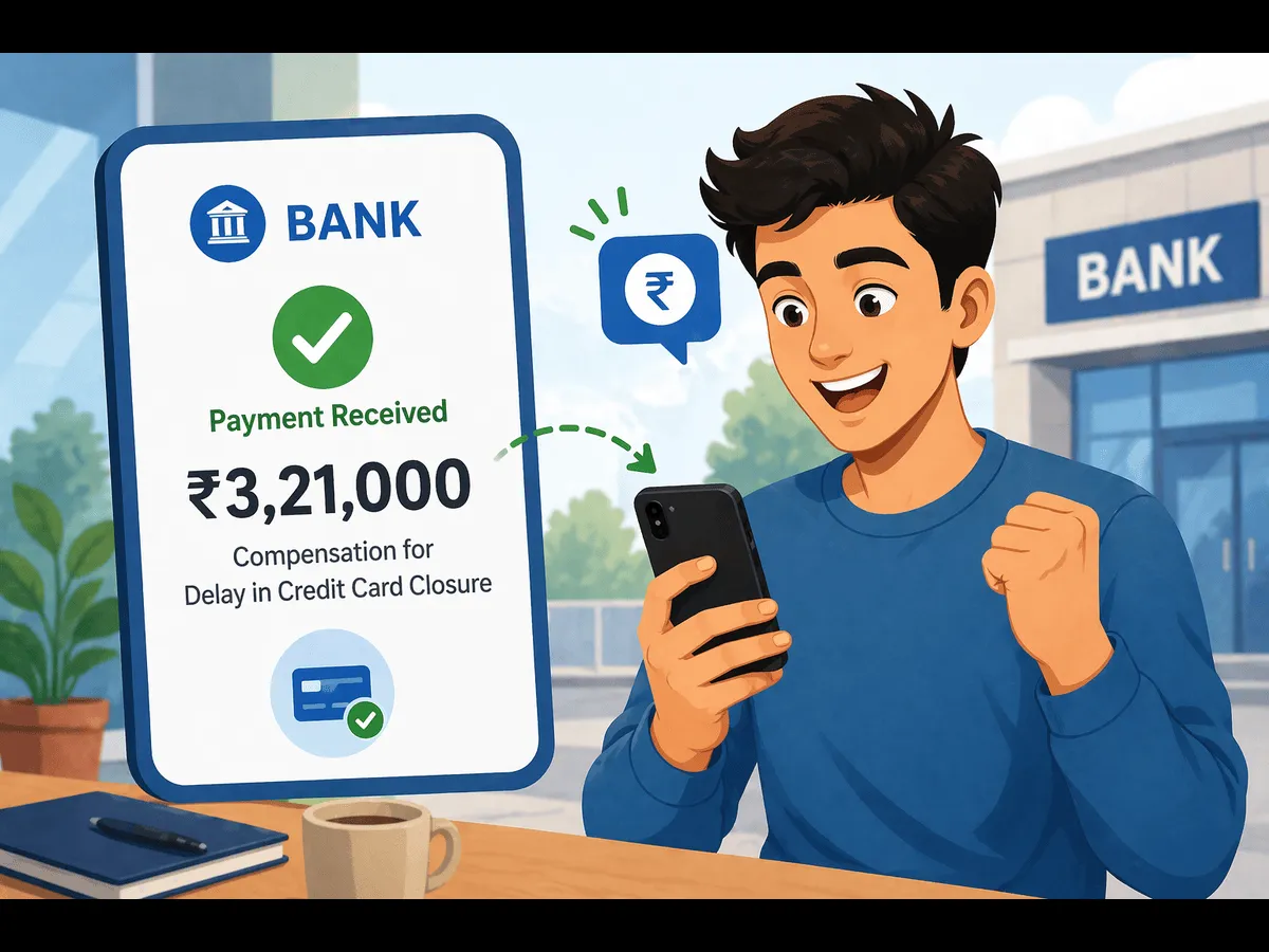 Bank pays Rs 3.21 lakh for credit card closure delay RBI penalties can reach this much