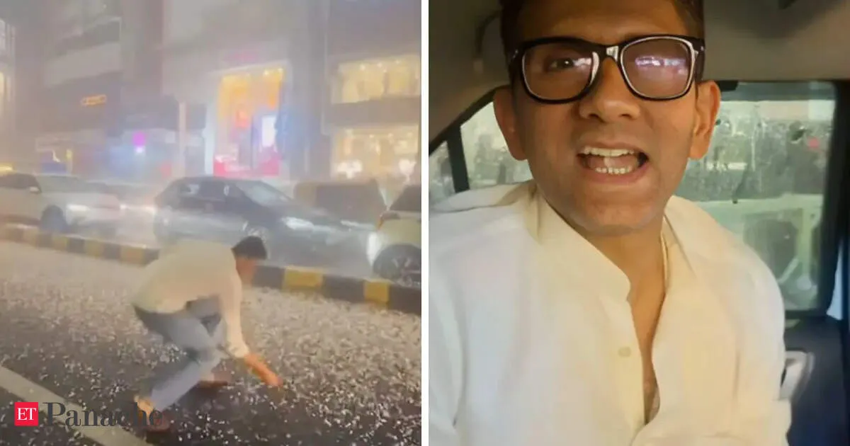 Venkatesh Prasad tastes hail after Bengaluru storm as traffic grinds to a halt