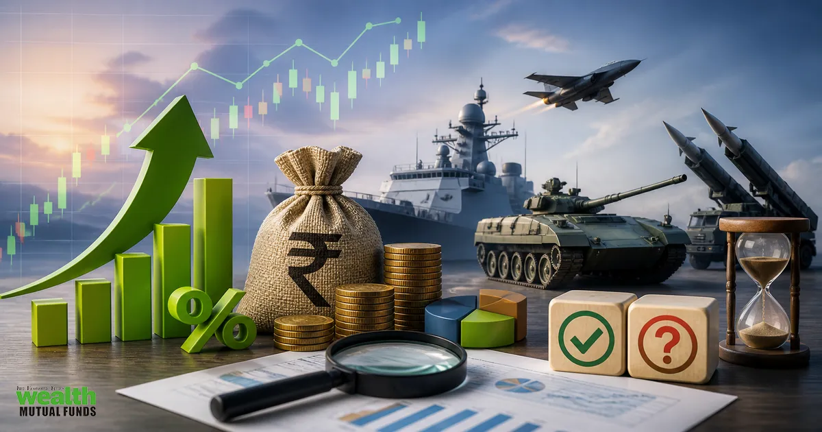 Defence mutual funds jump 25% in a month as experts warn against chasing rallies