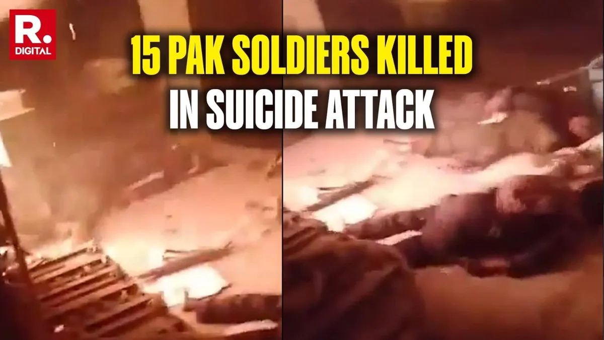 Suicide strike on Pakistan army camp in KP kills 15 as TTP claims responsibility after months