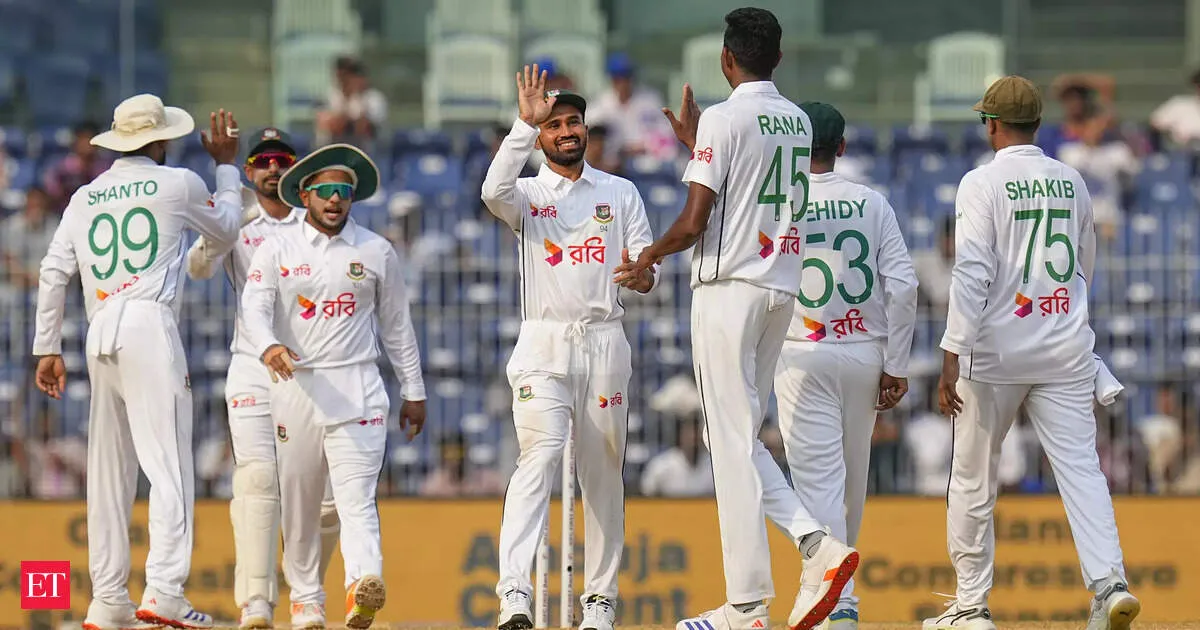 Nahid Rana destroys Pakistan with 5 for 40 as Bangladesh wins first Test by 104 runs