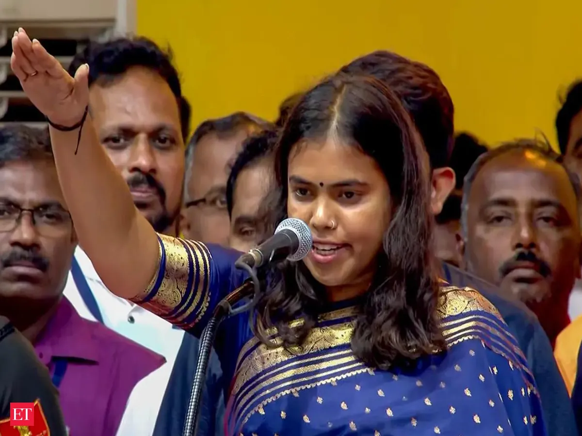 S Keerthana becomes Tamil Nadu’s youngest minister at 29 after Sivakasi win