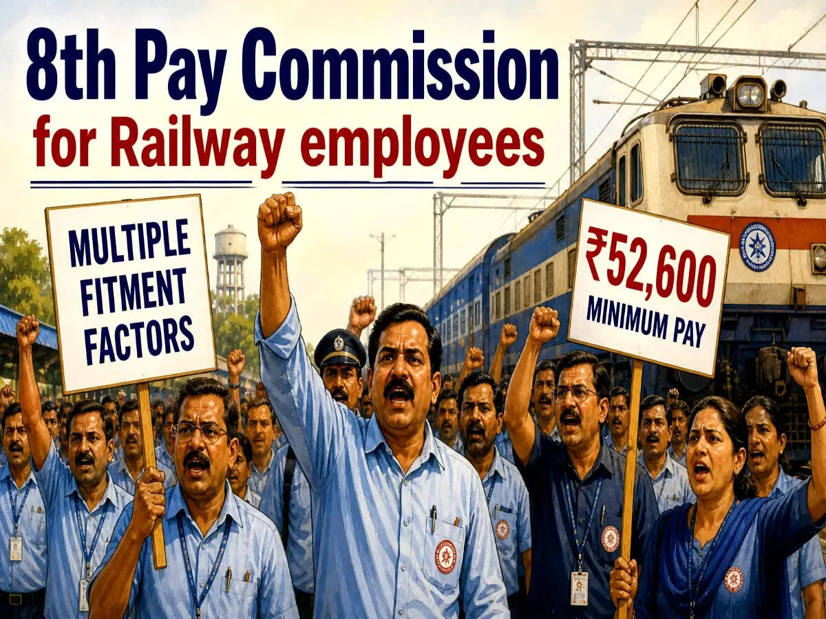 Railway technical staff push 8th Pay Commission for five fitment factors and higher minimum pay