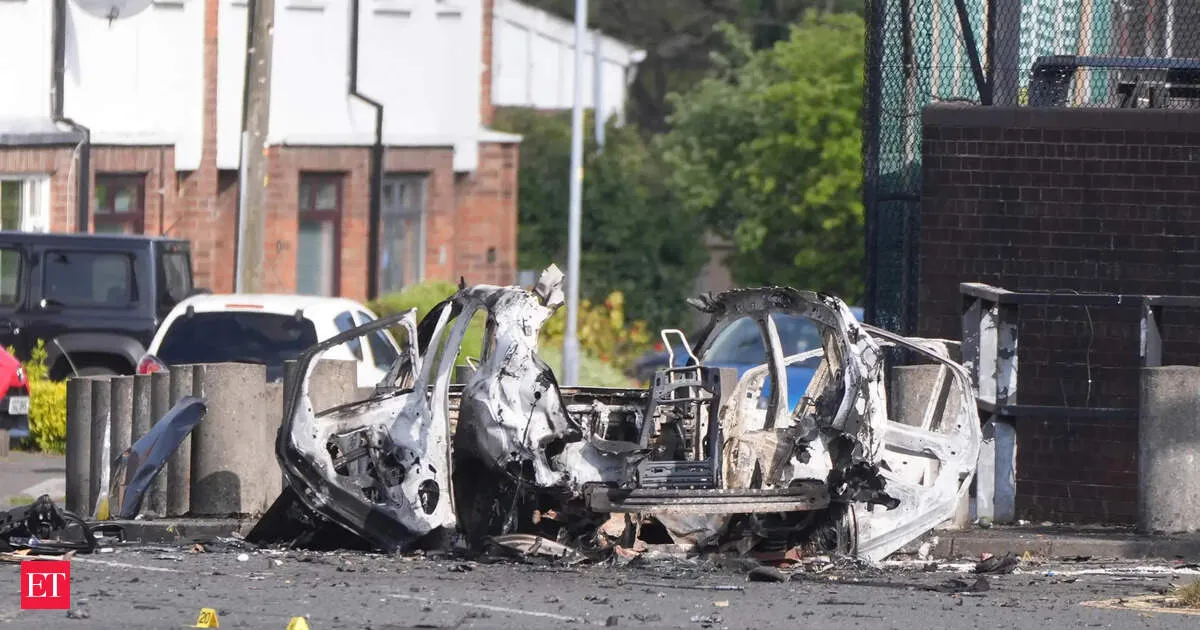 Car bomb blast near police station sparks security alert in Northern Ireland