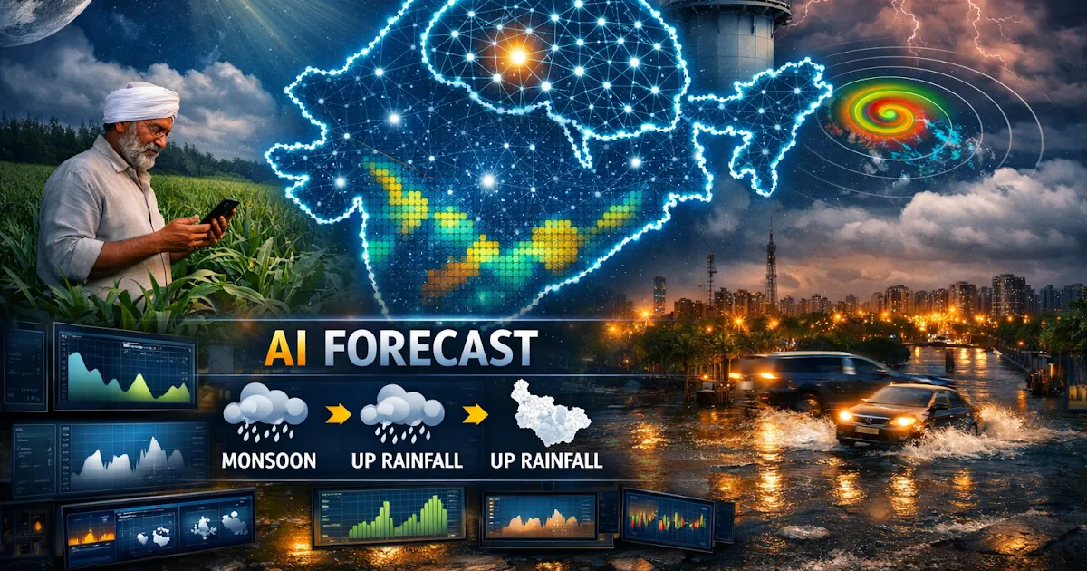 India’s IMD launches AI monsoon forecasts and 1 km rainfall model to predict weather where it matters