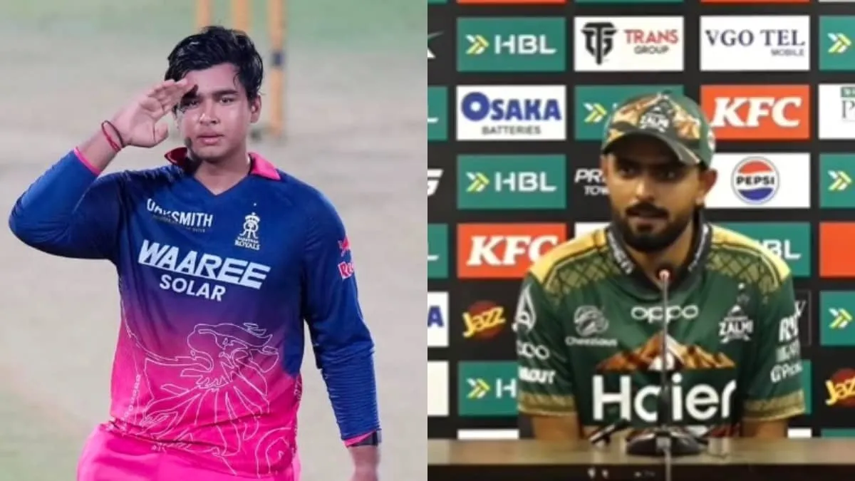 Pakistan journalist trolls Babar Azam over strike rate after Vaibhav Sooryavanshi 36-ball century
