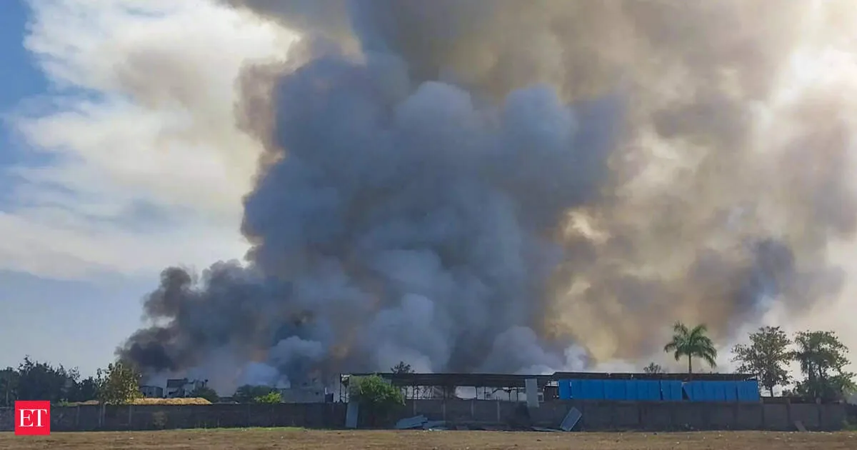Blast after alleged illegal firecracker factory explosion rocks Dewas Madhya Pradesh with casualties feared