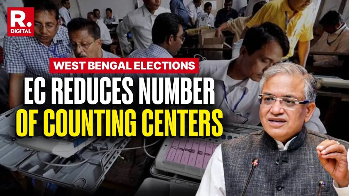 EC cuts Bengal counting centres to 77 amid BJP TMC standoff days before results