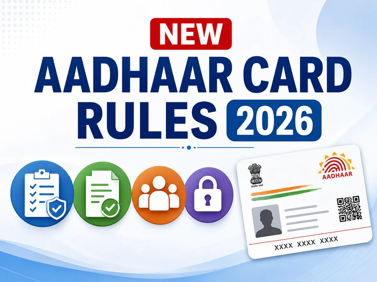 UIDAI announces new Aadhaar rules 2026 expanding documents simplifying kids and clarifying foreigner validity
