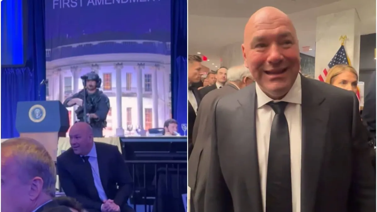 Dana White Bluntly Reacts as White House Gala Shooting Shocks US