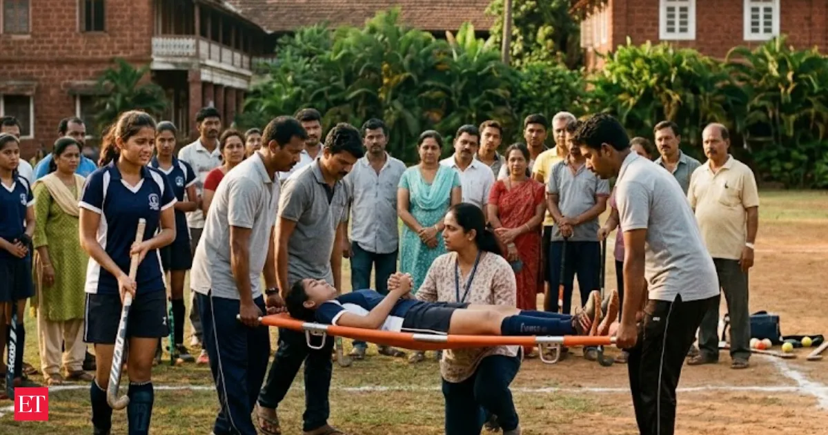 Goa teen dies during school hockey practice after being struck on the head by ball