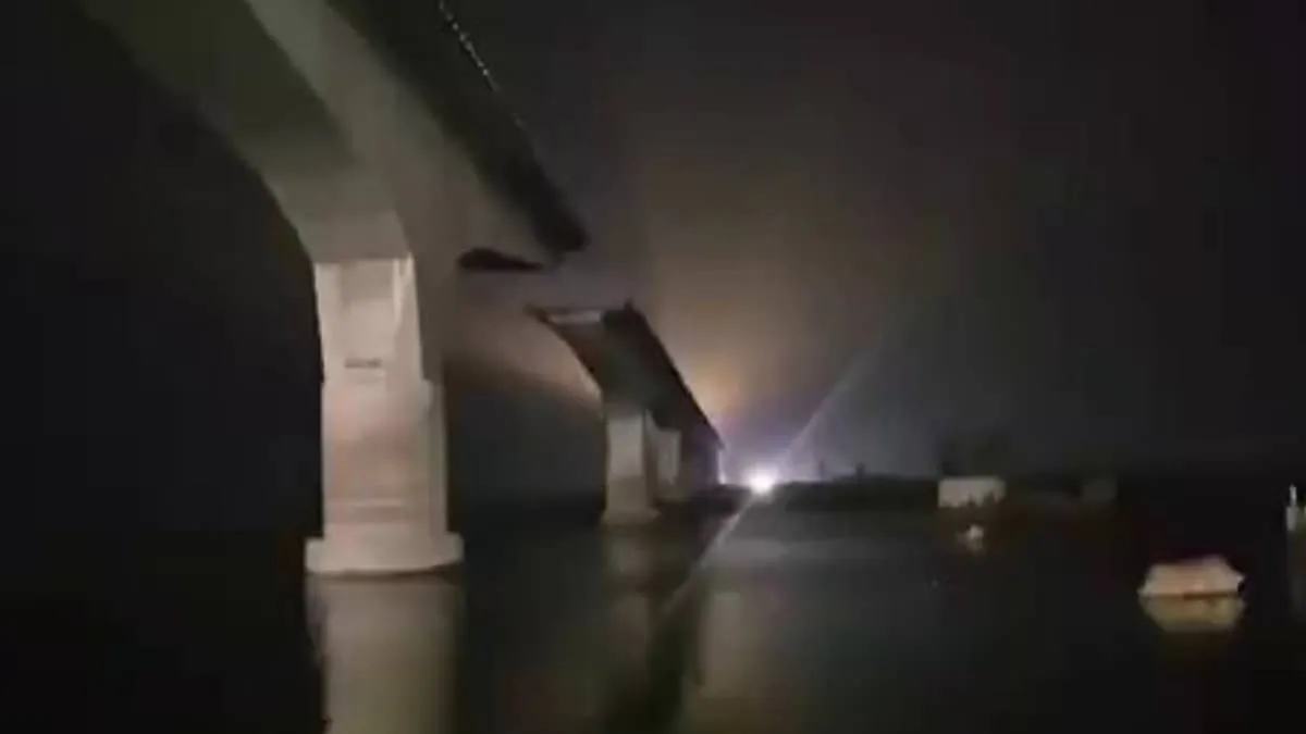 Vikramshila Setu Collapse Sends 25 Metre Slab Into Ganga as Bihar Traffic Redirected Overnight