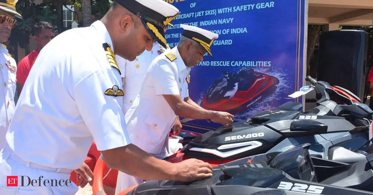 India gifts Sri Lanka two personal watercraft to boost search and rescue at sea