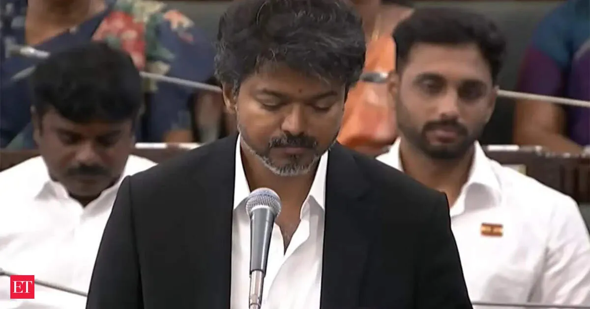 Vijay government survives Tamil Nadu trust vote 144 ayes opposition walkout exposes power struggle