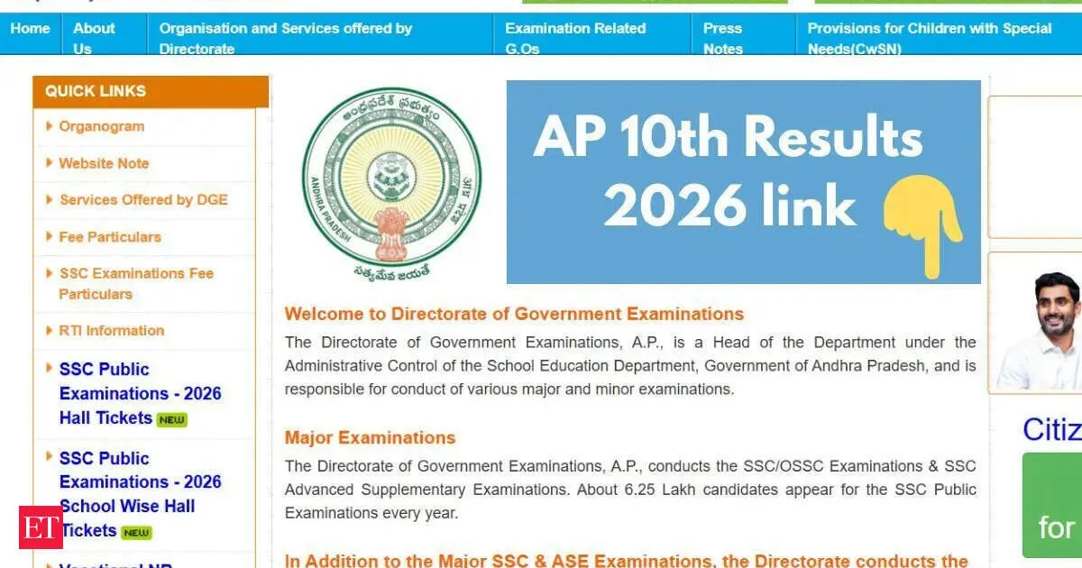 AP SSC result 2026 out today April 30 at 11 AM get scorecard download links now