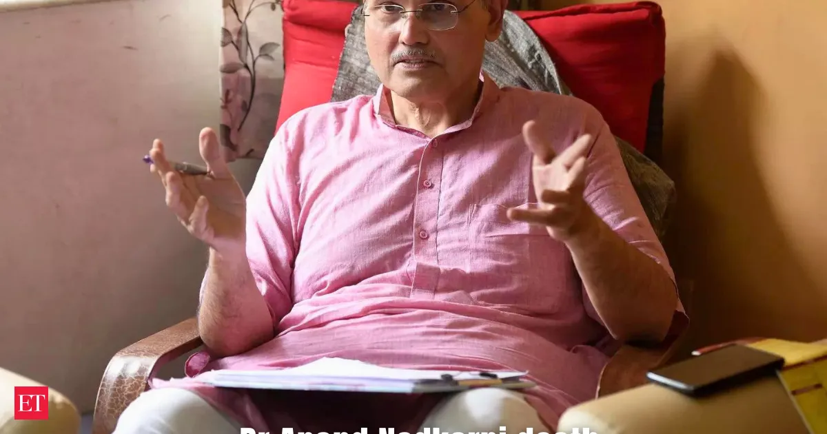 Dr Anand Nadkarni dies at 67 Maharashtra psychiatrist who turned mental health into everyday conversation
