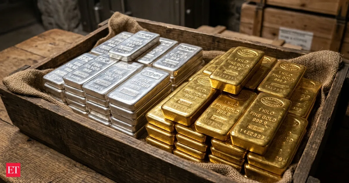 Gold and silver jump today as oil and Fed signals unsettle traders