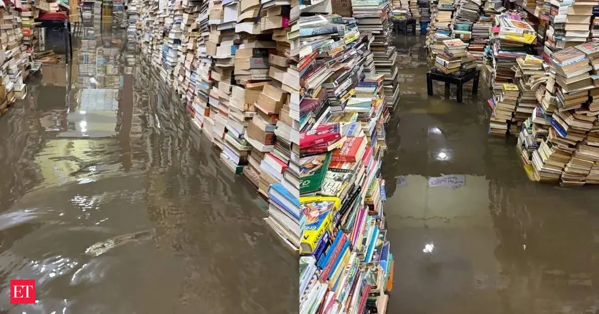 Bengaluru BookWorm flooded 5000 books ruined in hours as drainage failure worsens rain damage