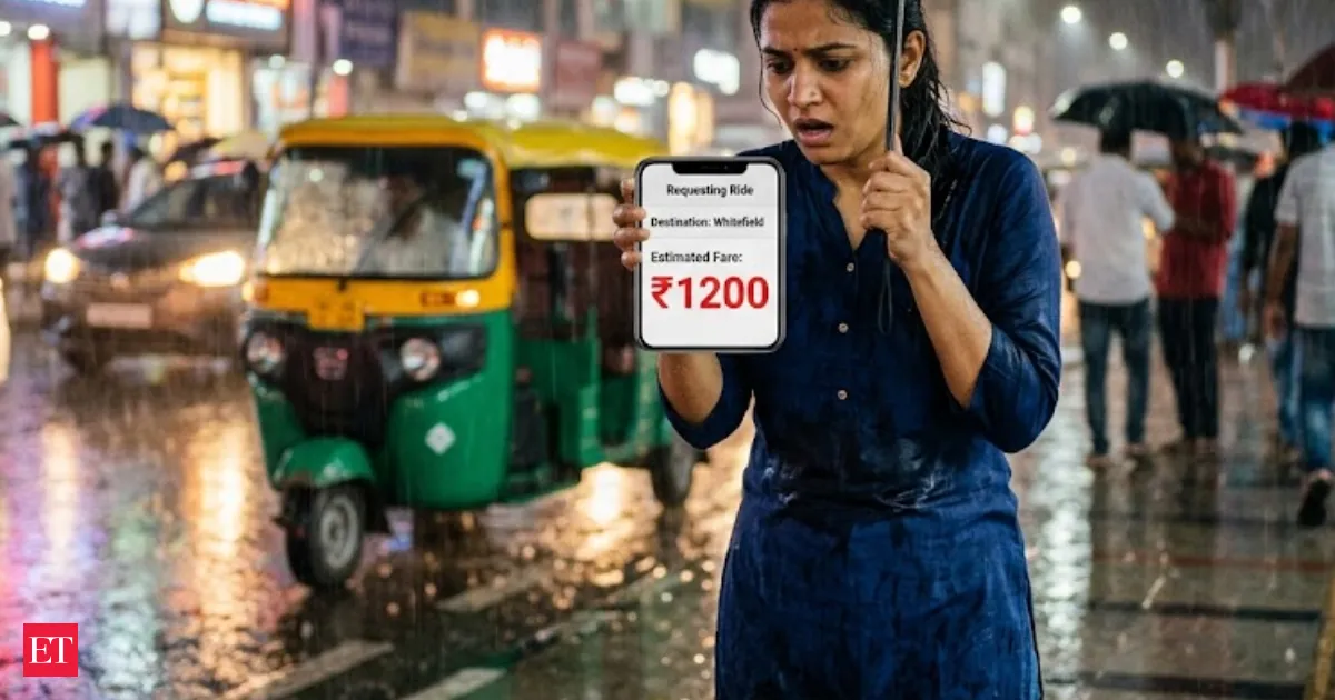 Bengaluru rain commute sparks outrage after ₹1200 auto fare for 15 km goes viral