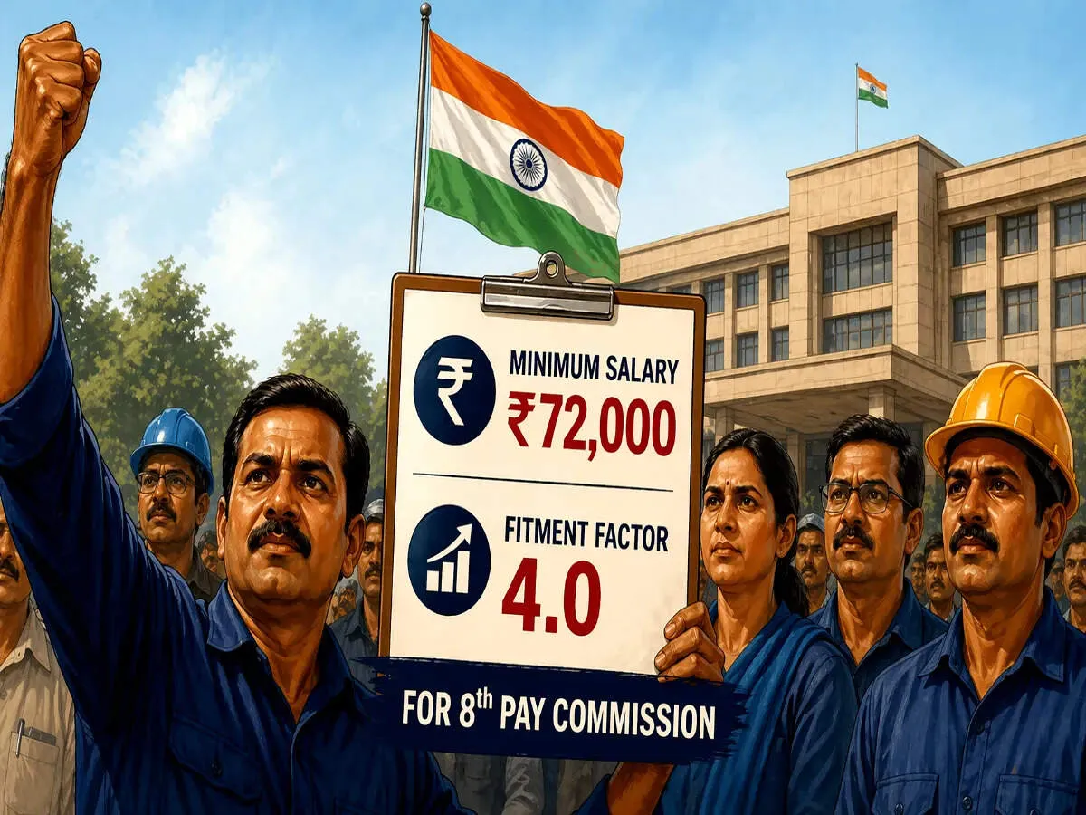 8th Pay Commission demand Rs 72000 minimum and 4x fitment factor sparks debate