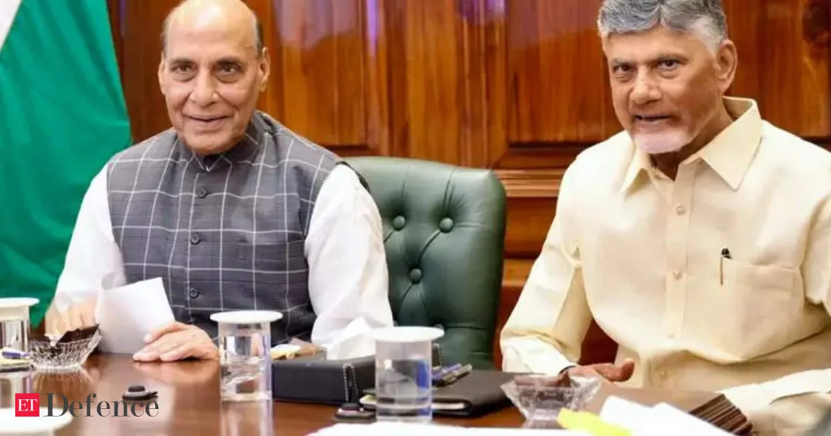 Rajnath Singh and Chandrababu Naidu kick off AMCA stealth jet facility in Andhra on 600 acres