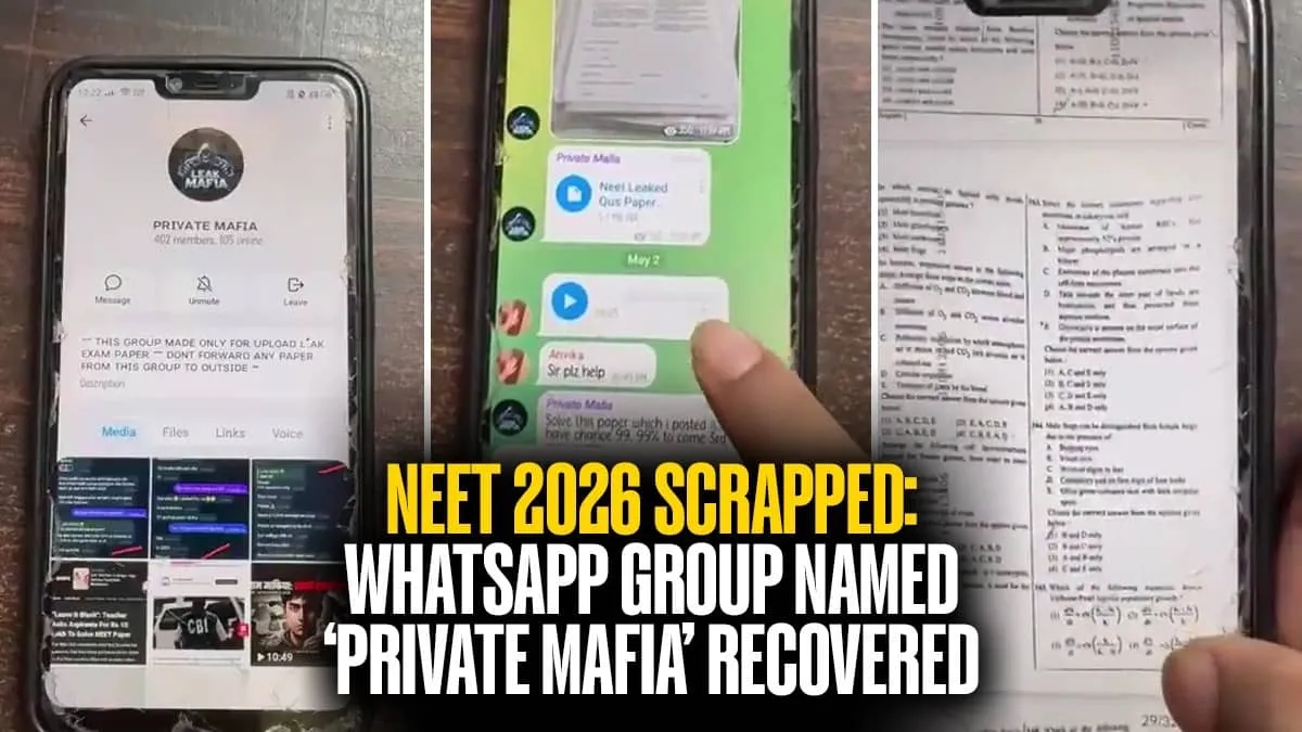 NEET UG 2026 Cancelled After Probe Traces WhatsApp Telegram Leak From Nashik To Raids
