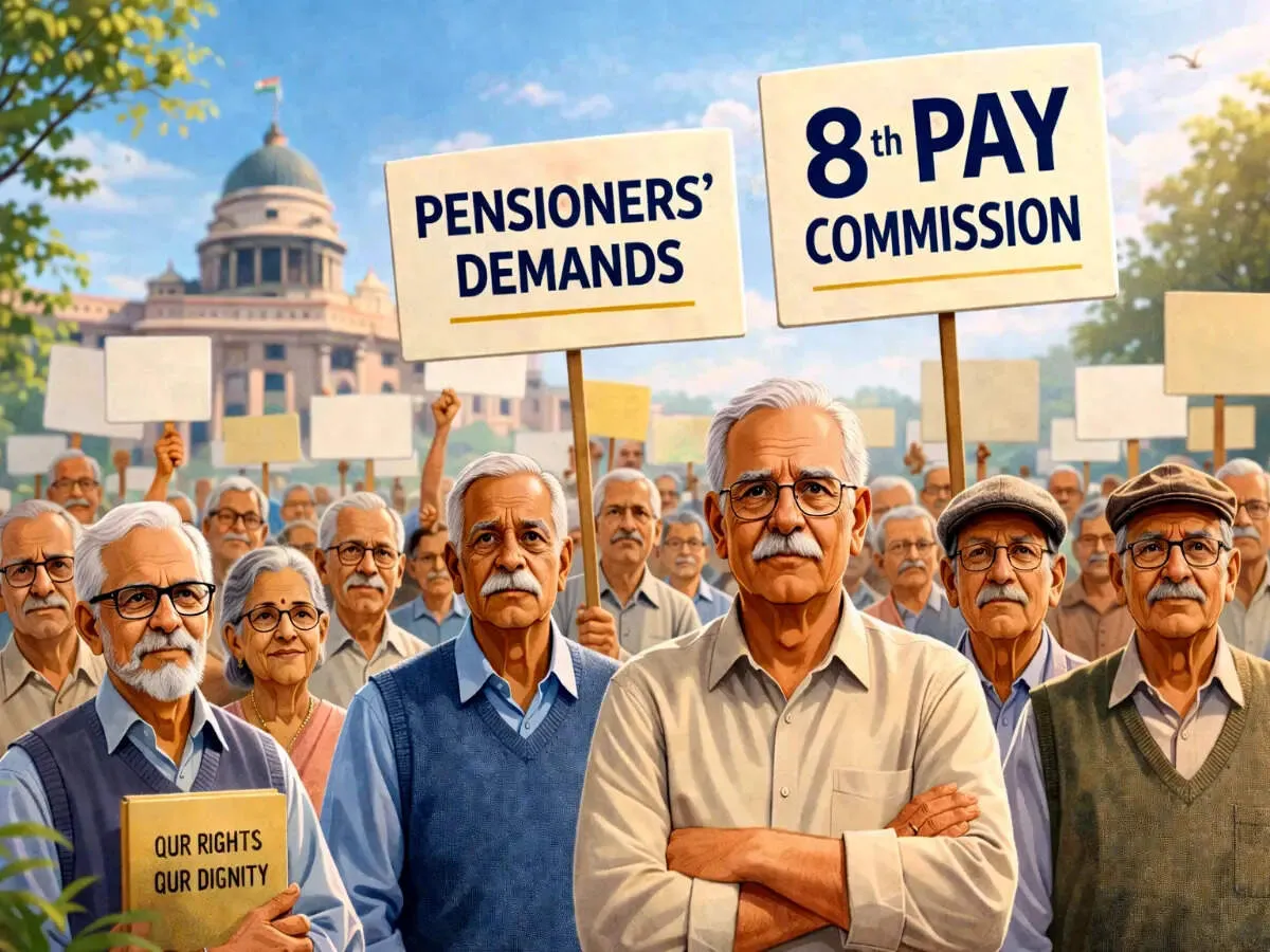 8th Pay Commission push pensioners want one rank one pension higher gratuity and old scheme back